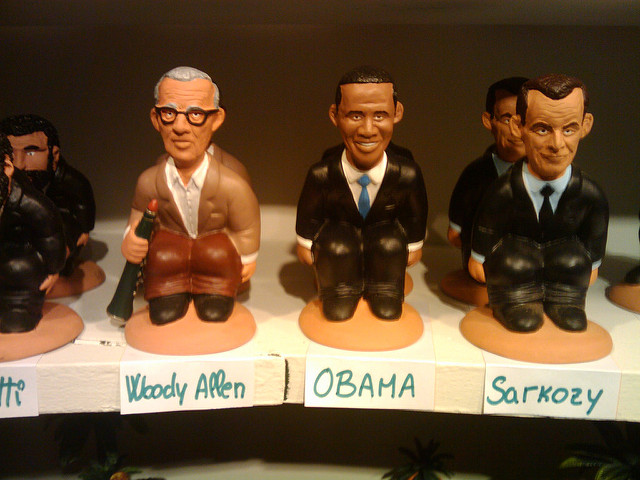 Políticos famosos em versão de caganer