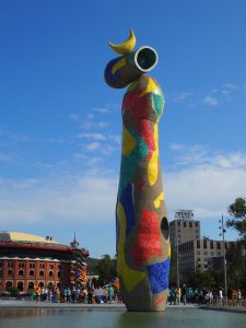 Imagem da obra Dona i Ocell, de Joan Miró
