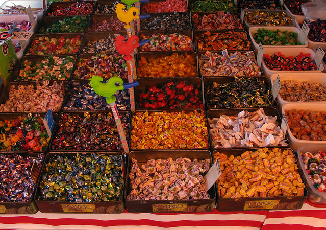 Loja com docinhos em Barcelona