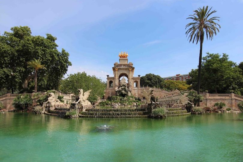 A fonte do Parc de la Ciutadella