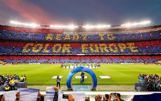 Camp Nou é um estádio deslumbrante e inesquecível