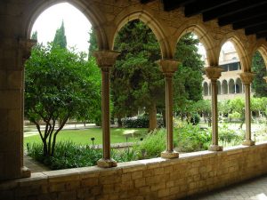 O Monastério de Santa Maria, no bairro de Pedralbes, Les Corts O Monastério de Santa Maria, no bairro de Pedralbes, Les Corts