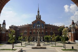 Recinte Modernista de Sant Pau, idealizado por Lluís Domènech Recinte Modernista de Sant Pau, idealizado por Lluís Domènech