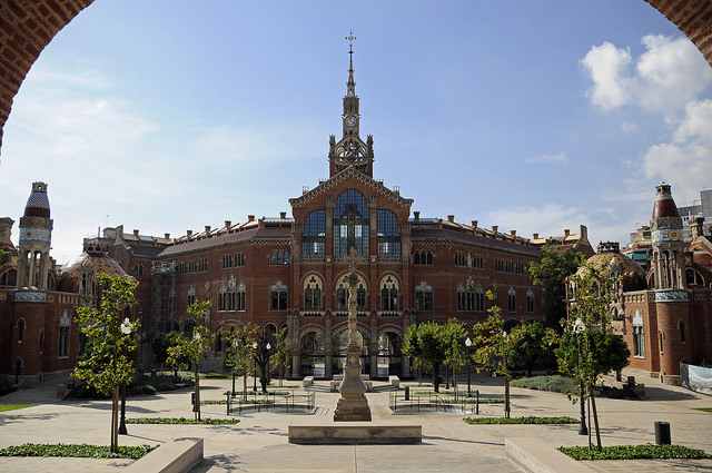 Recinte Modernista de Sant Pau, idealizado por Lluís Domènech Hospital Sant Pau Barcelona, idealizado por Lluís Domènech