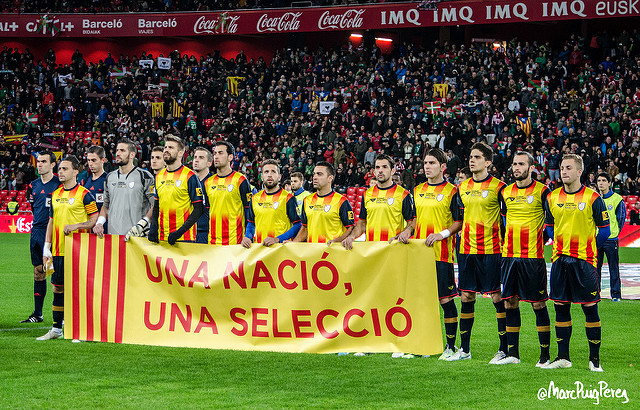 Seleção da Catalunha: ainda não oficialmente reconhecida
