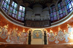 Palau de la Música, um dos símbolos da arquitetura modernista catalã Palau de la Música, um dos símbolos da arquitetura modernista catalã