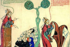 Representação da literatura medieval de Ramon Llull Imagem de representação da literatura medieval de Ramon Llull