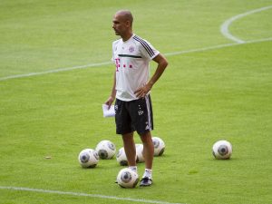 Pep Guardiola em sua etapa na Alemanha Pep Guardiola em sua etapa na Alemanha