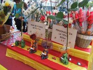 Abrir-se à cultura catalã é abrir-se a um vasto mundo Imagem de produtos típicos da cultura catalã à venda