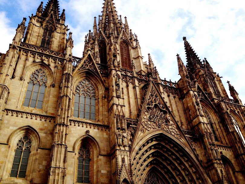 Imagem da Catedral de Santa Eulàlia, em Barcelona