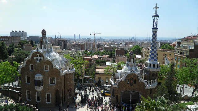 O distrito de Gràcia foi agraciado por Gaudí e seu Park Güell