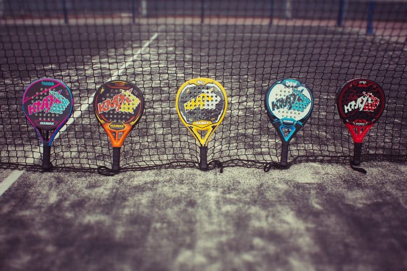 Imagem de raquetes de padel