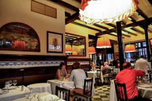O cardápio do 7 Portes, que inclui uma deliciosa paella, é um dos melhores de Barcelona O cardápio do 7 Portes, que inclui uma deliciosa paella, é um dos melhores de Barcelona
