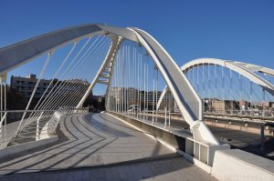 A Pont Bac de Roda liga os distritos de Sant Andreu e Sant Martí A Pont Bac de Roda liga os distritos de Sant Andreu e Sant Martí