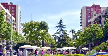 Imagem de paisagem de um dos bairros de Sant Andreu