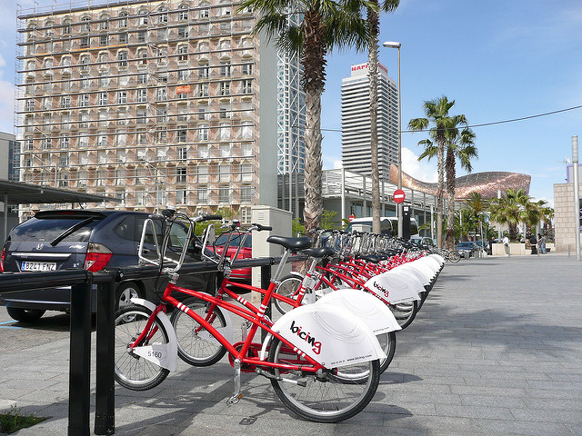 Bicicleta pública para locação