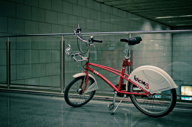 As bicicletas públicas são conservadas e modernas