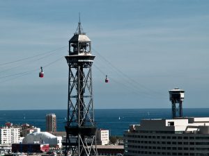 teleférico de Montjuïc - planos de verão em Barcelona