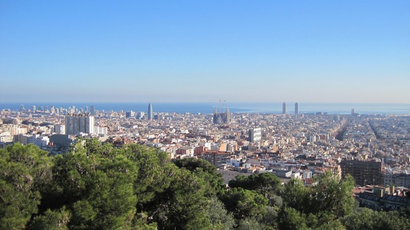 Visão panorâmica de Barcelona