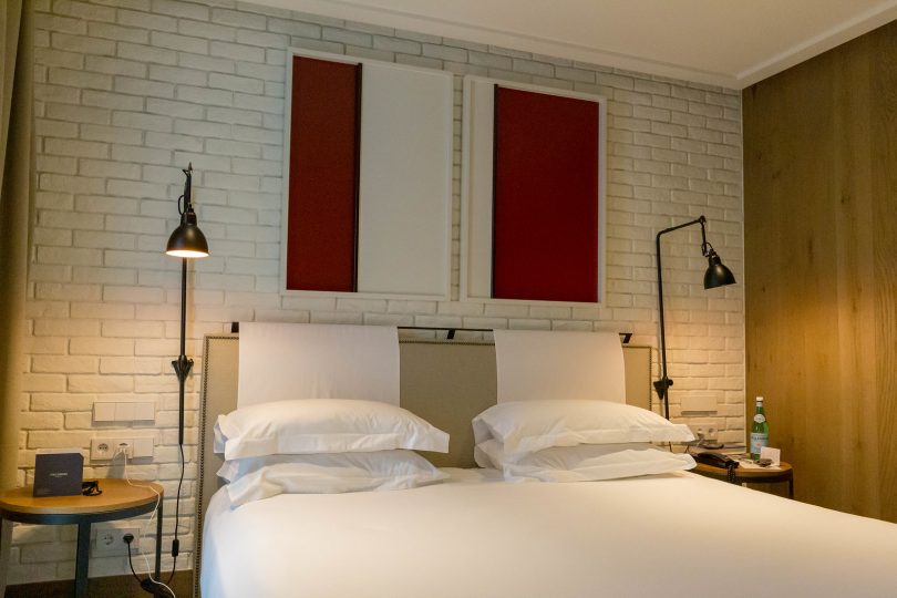 Imagem de quarto do The Corner Hotel, na Carrer de Mallorca, em l'Eixample