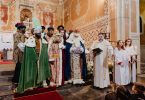 Imagem dos três Reis Magos em igreja