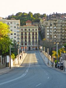 Imagem da Pont de Vallcarca, em Barcelona