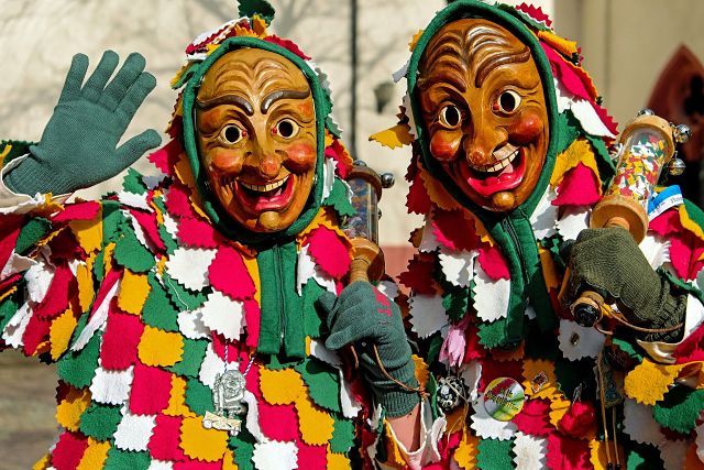 Foliões preparados para o Carnaval