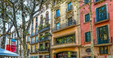 Imagem da rua de Barcelona