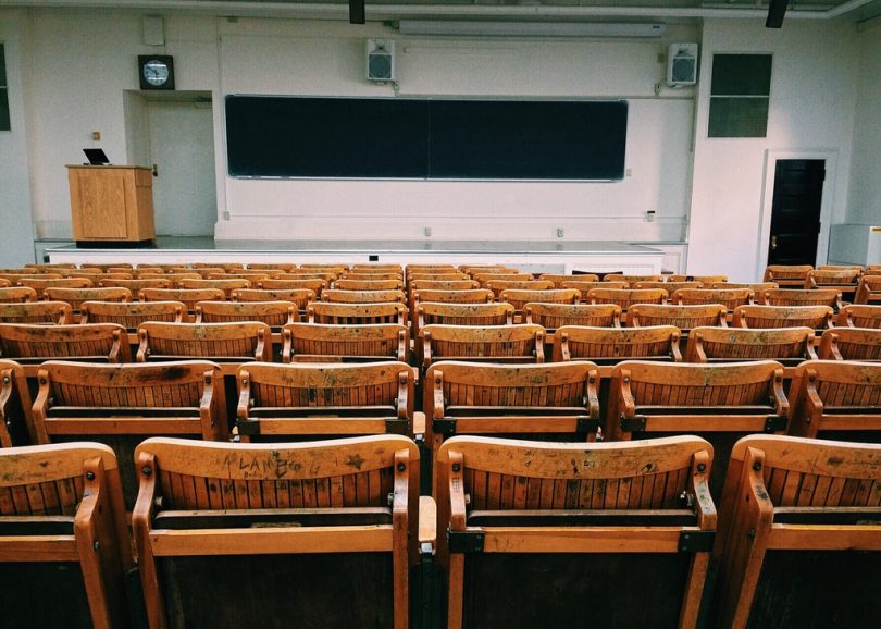 Sala de aula faculdade Barcelona